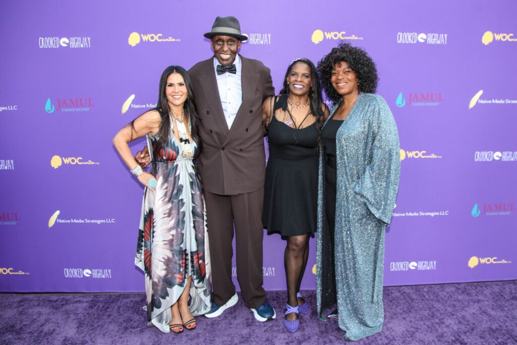 Joely Proudfit, Bill Duke, Cheryl L. Bedford and Amy Malone at WOCU's 7th Anniversary